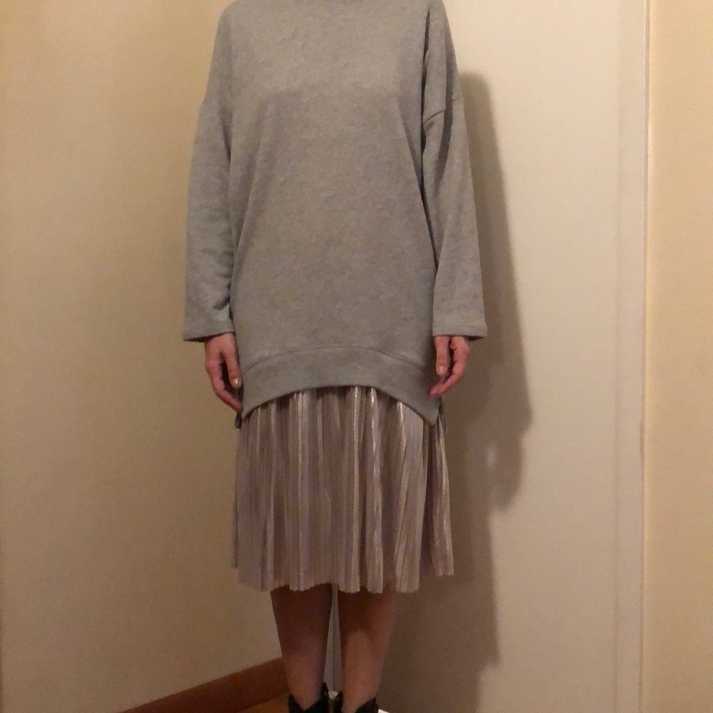 Zara combo sweatshirt dress - Picture 5 of 6